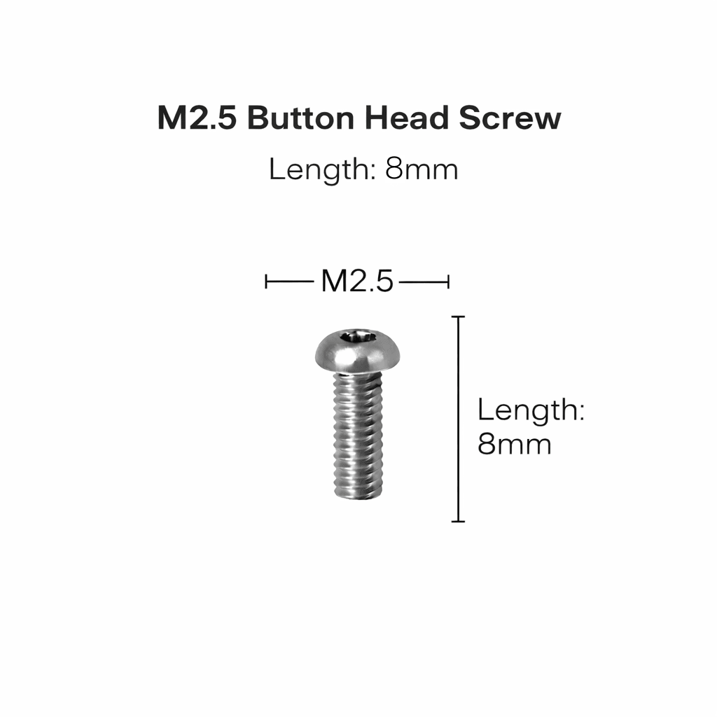 Button Head Socket Screws – Stainless Steel (M3–M8) - OzFDM