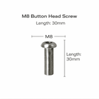 Button Head Socket Screws – Stainless Steel (M3–M8) - OzFDM