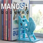Climbing Figure Ladder Bookend, 3D Printed Novelty Book Holder