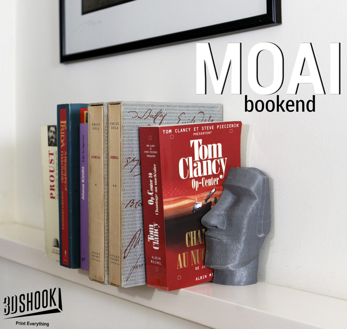 Moai Bookend