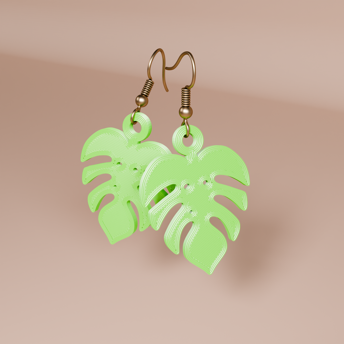 Monstera Earings