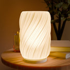 Ondula Wave Lampshade, 3D Printed Spiral Lamp Shade Cover