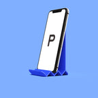 Zigzag Fin Phone Stand, 3D Printed Desk Accessory