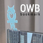 Perched Owl Corner Bookmark, 3D Printed Page Marker