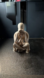 No Evil Trio, 3D Printed Faceless Sculpture Set