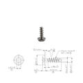SS304 Thread Forming Screws for Plastics - OzFDM