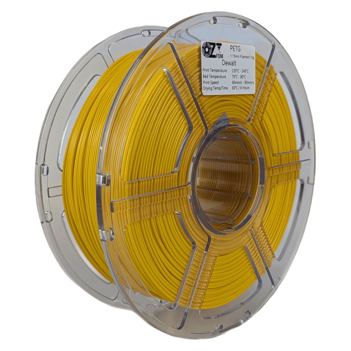 OzFDM PETG Tool Colours 3D Printing Filament 1.75mm 1KG - OzFDM
