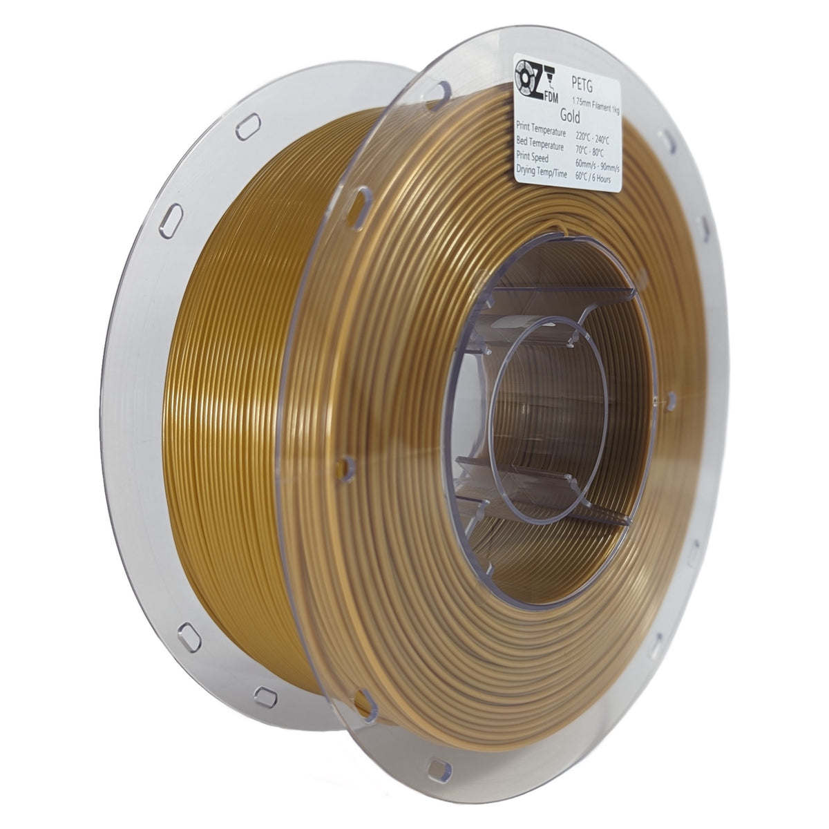 OzFDM PETG+ Solid Colours 3D Printing Filament 1.75mm 1KG - OzFDM