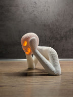 Ghost Jack-o-Lantern Lamp, 3D Printed Halloween Night Light