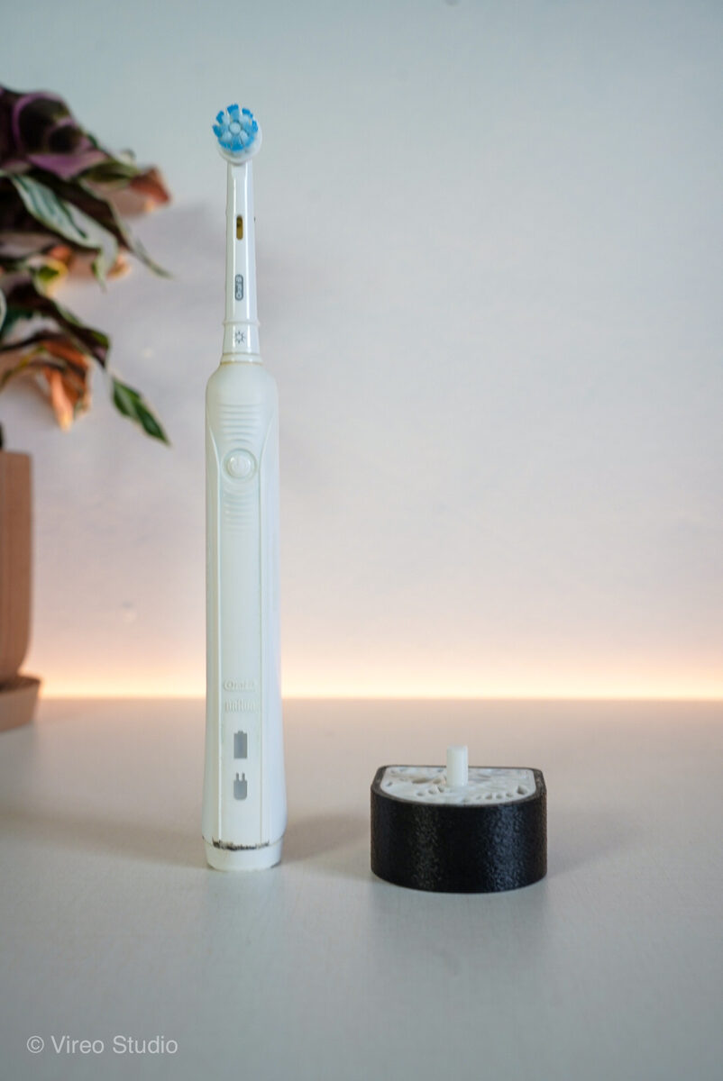 Single DrainIt - Electric Toothbrush Anti-Mold Stand (Support-Free Print)