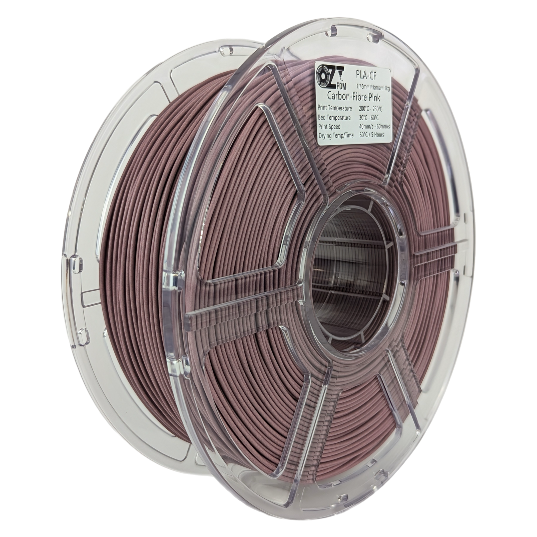 OzFDM PLA-CF 3D Printing Filament 1.75mm 1KG