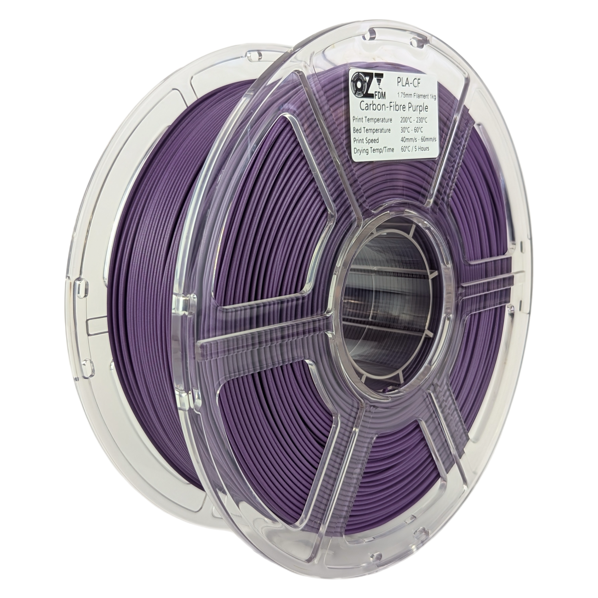 OzFDM PLA-CF 3D Printing Filament 1.75mm 1KG