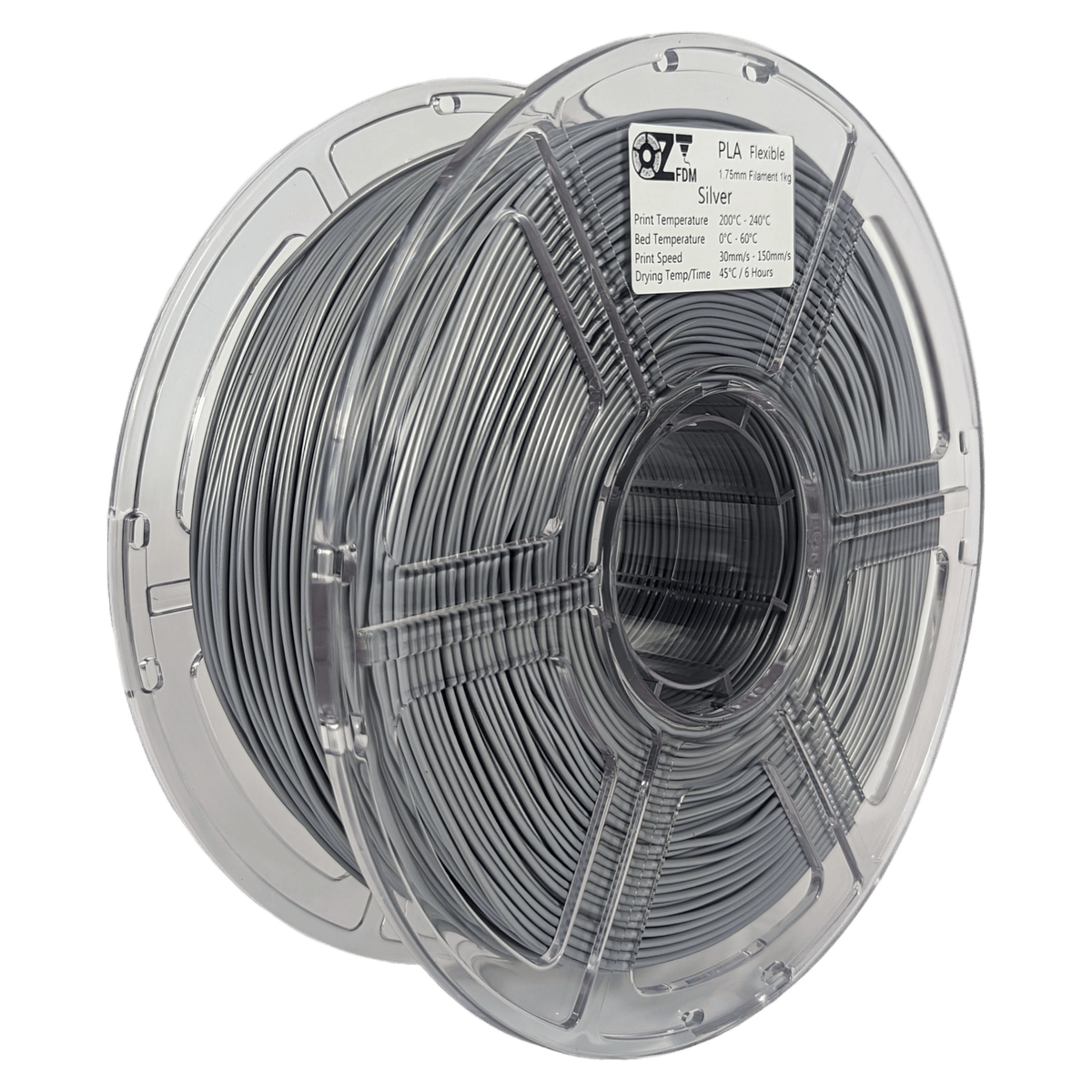 OzFDM Flexible PLA (PBAT) 3D Printing Filament 1.75mm 1KG - OzFDM