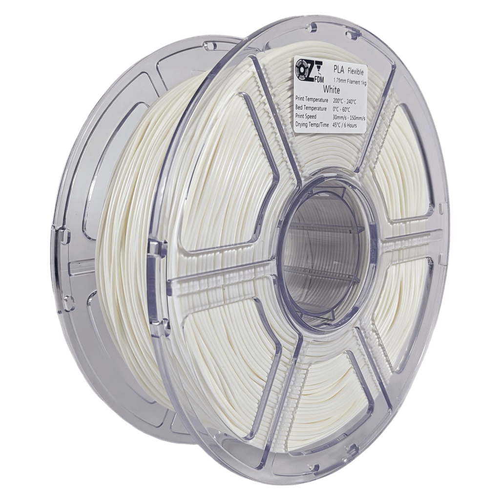 OzFDM Flexible PLA (PBAT) 3D Printing Filament 1.75mm 1KG - OzFDM