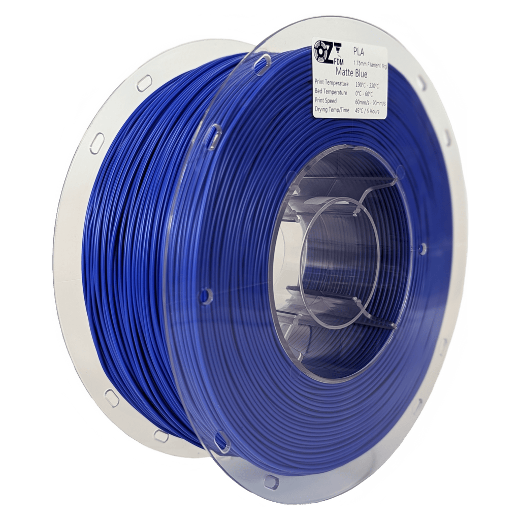 OzFDM PLA Matte Colours 3D Printing Filament 1.75mm 1KG - OzFDM