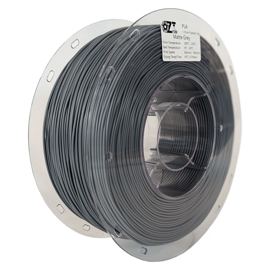 OzFDM PLA Matte Colours 3D Printing Filament 1.75mm 1KG - OzFDM