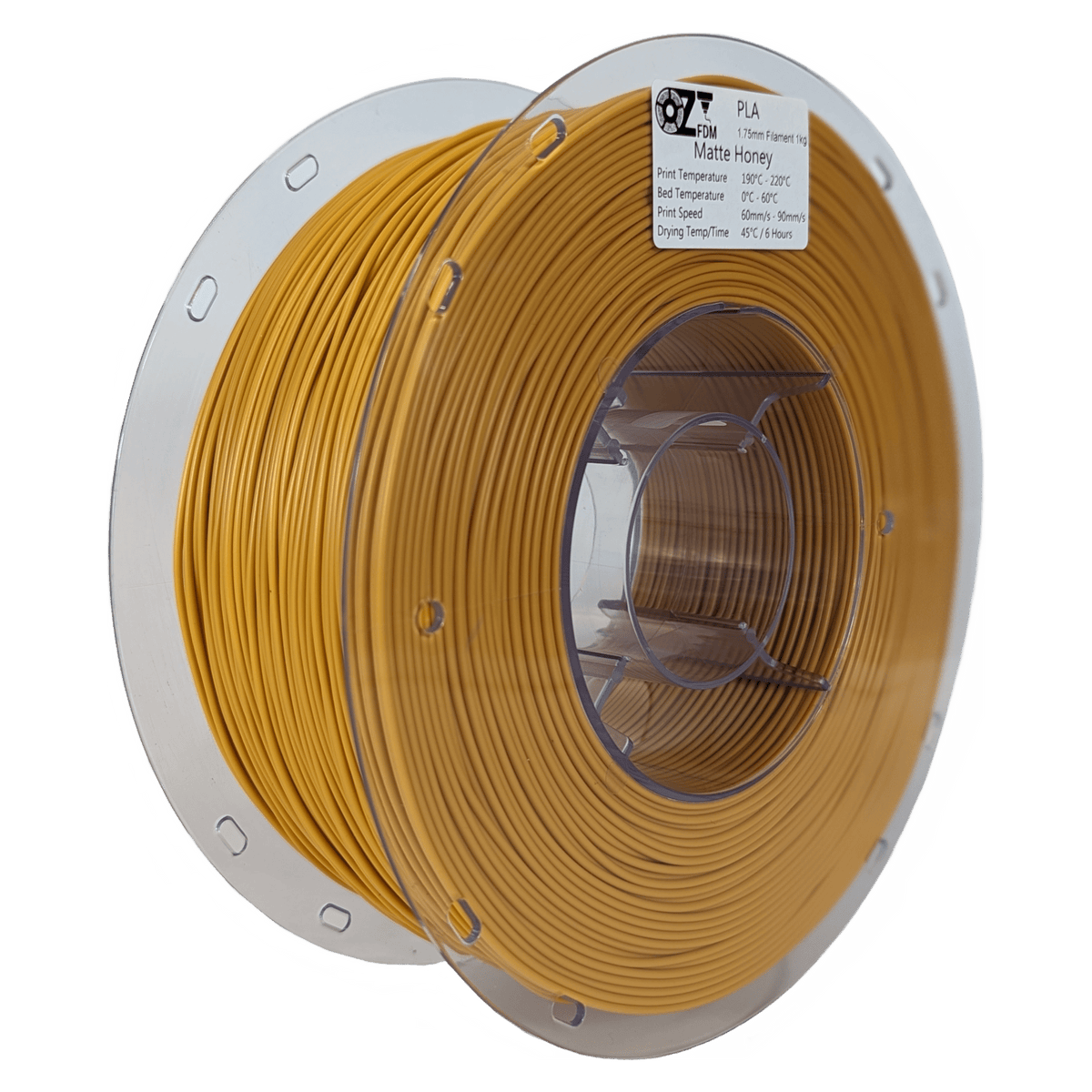 OzFDM PLA Matte Colours 3D Printing Filament 1.75mm 1KG - OzFDM