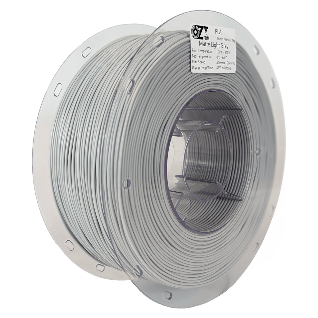 OzFDM PLA Matte Colours 3D Printing Filament 1.75mm 1KG - OzFDM