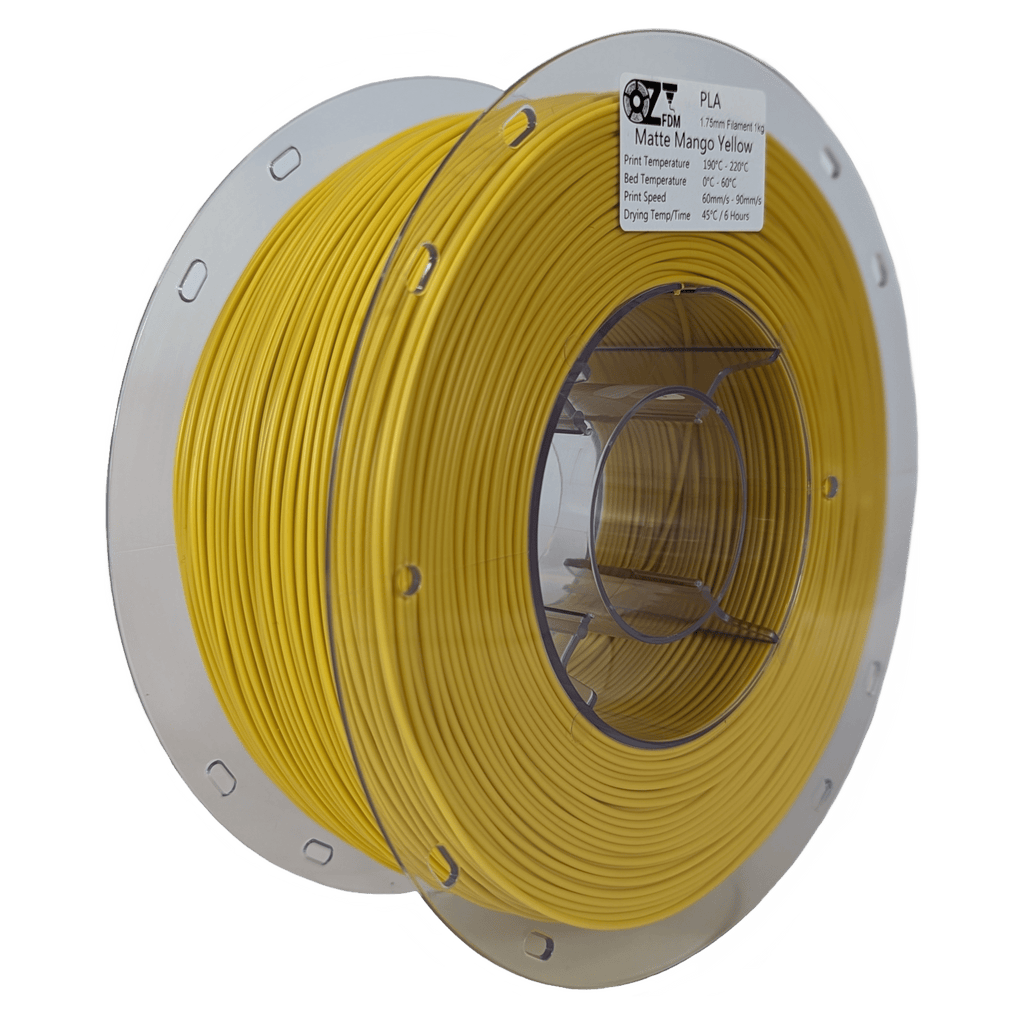 OzFDM PLA Matte Colours 3D Printing Filament 1.75mm 1KG - OzFDM
