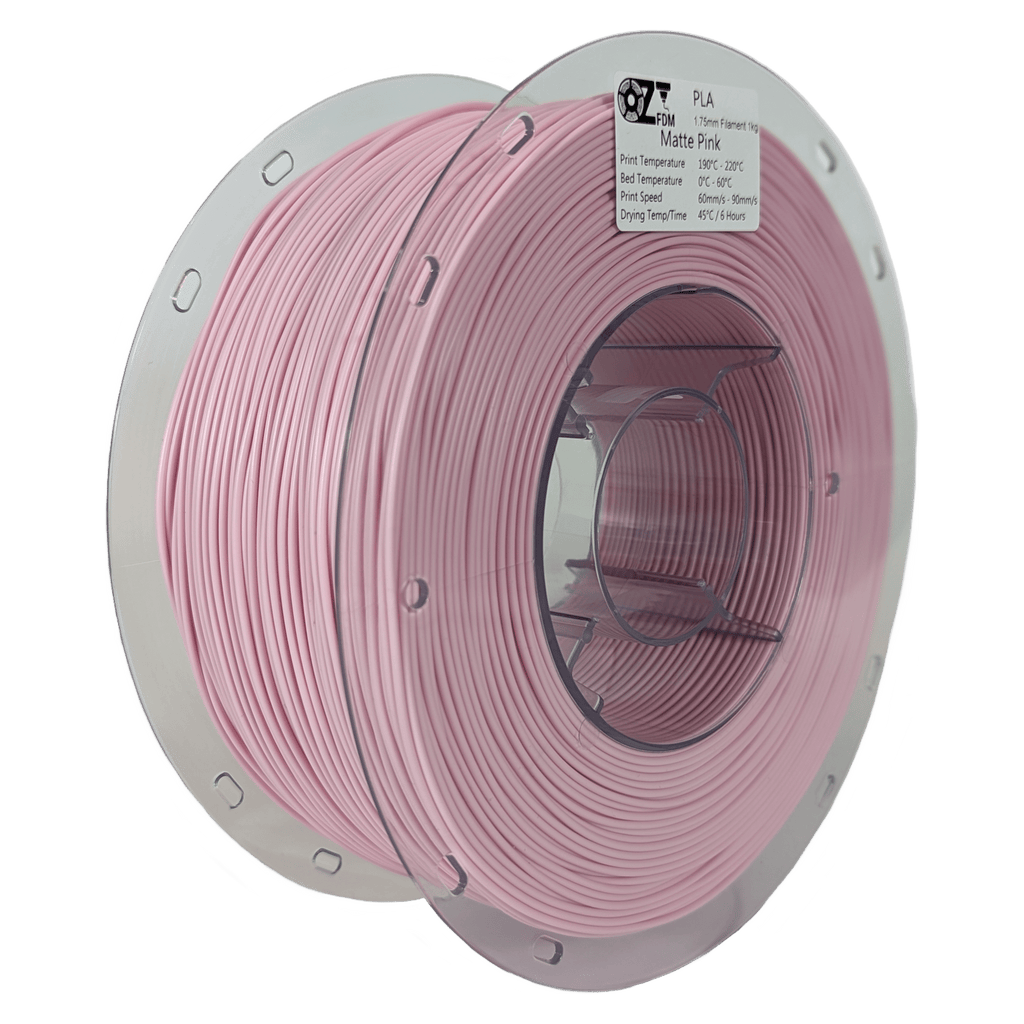 OzFDM PLA Matte Colours 3D Printing Filament 1.75mm 1KG - OzFDM