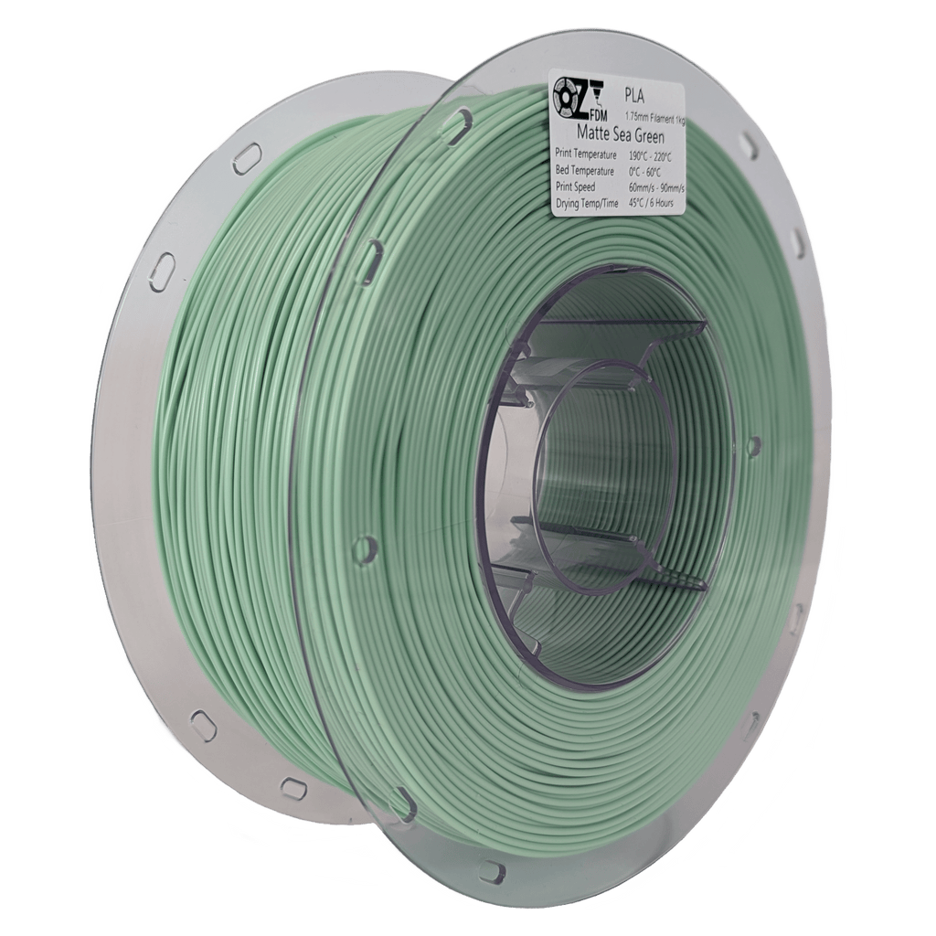 OzFDM PLA Matte Colours 3D Printing Filament 1.75mm 1KG - OzFDM