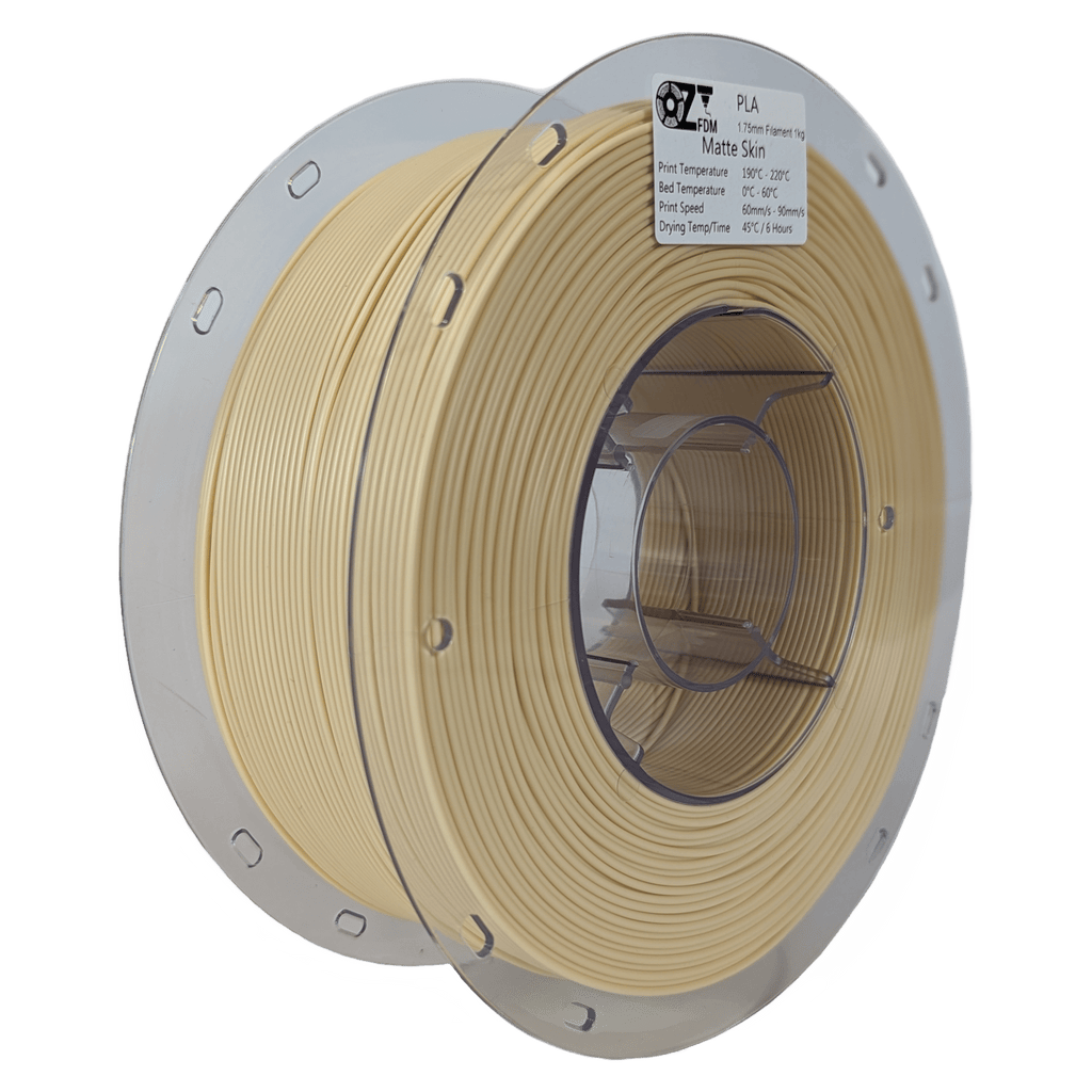 OzFDM PLA Matte Colours 3D Printing Filament 1.75mm 1KG - OzFDM