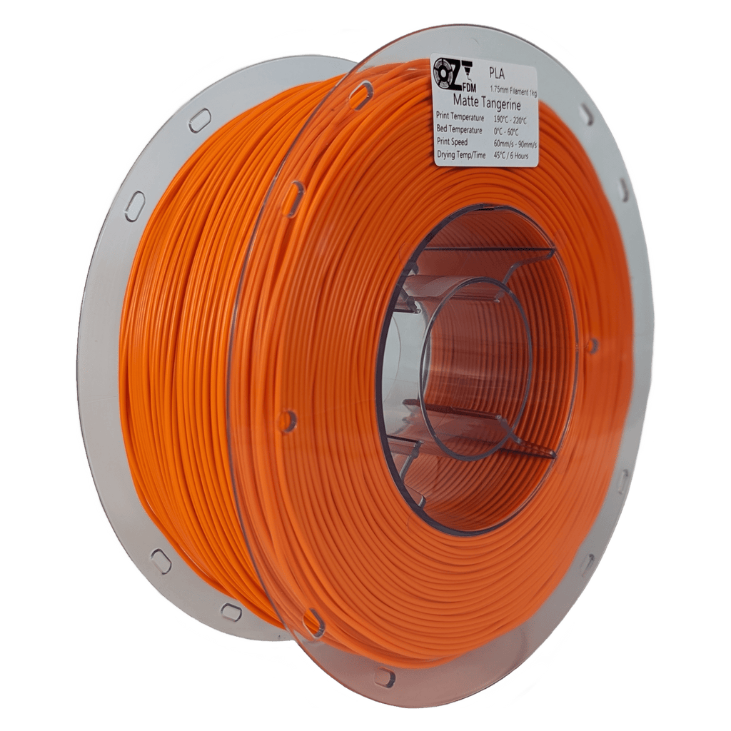 OzFDM PLA Matte Colours 3D Printing Filament 1.75mm 1KG - OzFDM