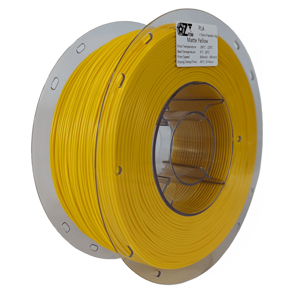 OzFDM PLA Matte Colours 3D Printing Filament 1.75mm 1KG - OzFDM