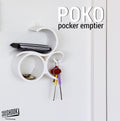 Poko Spiral Wall Organiser, 3D Printed Entryway Key Holder