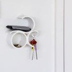 Poko Spiral Wall Organiser, 3D Printed Entryway Key Holder