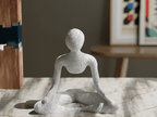 Nobody Sentinel Sculpture, Faceless Meditation Statue
