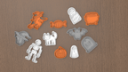 Halloween Cookie Cutter Set, 3D Printed Spooky Baking Shapes