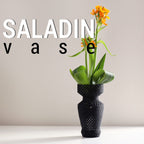 Diamond Lattice Hourglass Vase, 3D Printed Mesh Home Decor