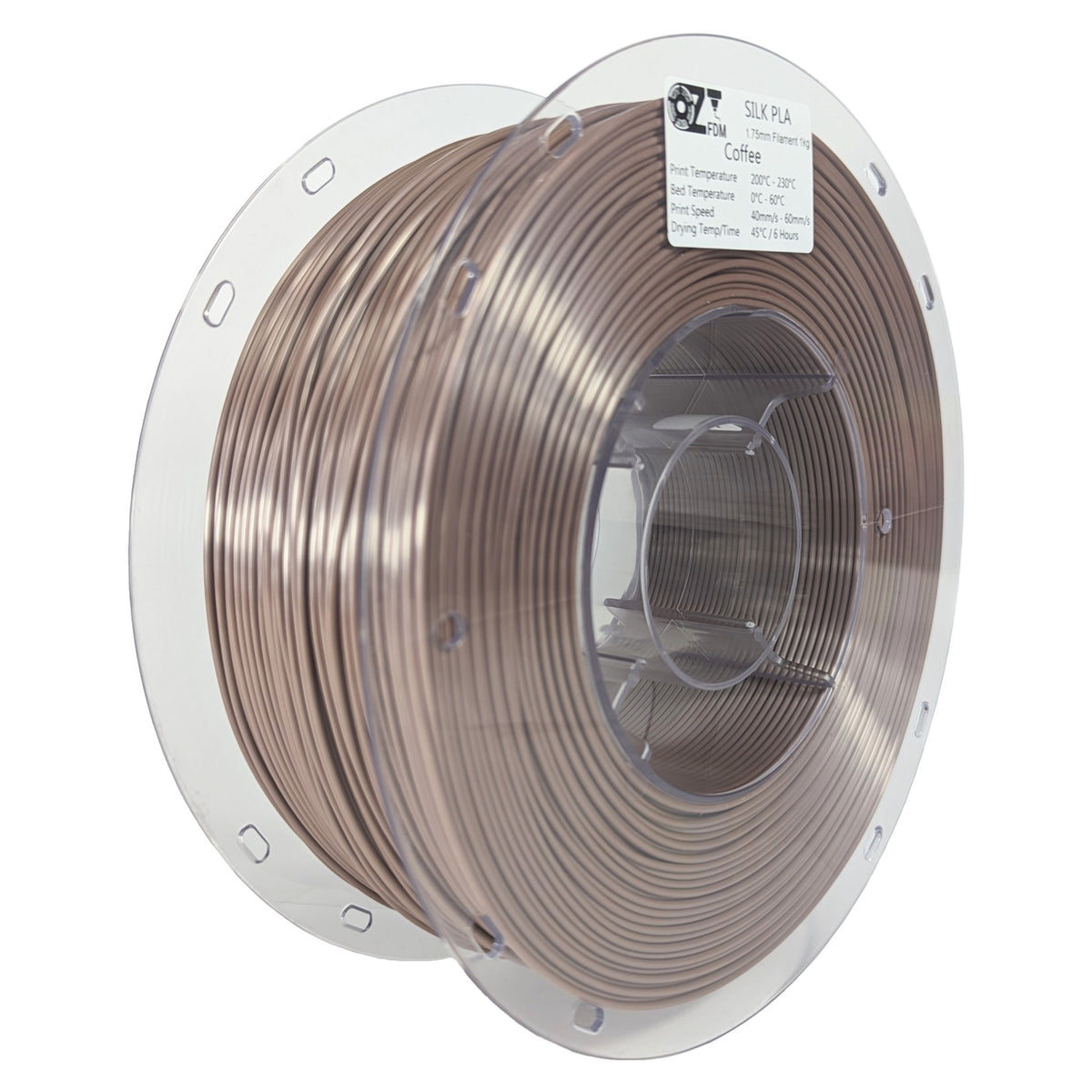 OzFDM Silk PLA 3D Printing Filament 1.75mm 1KG - OzFDM