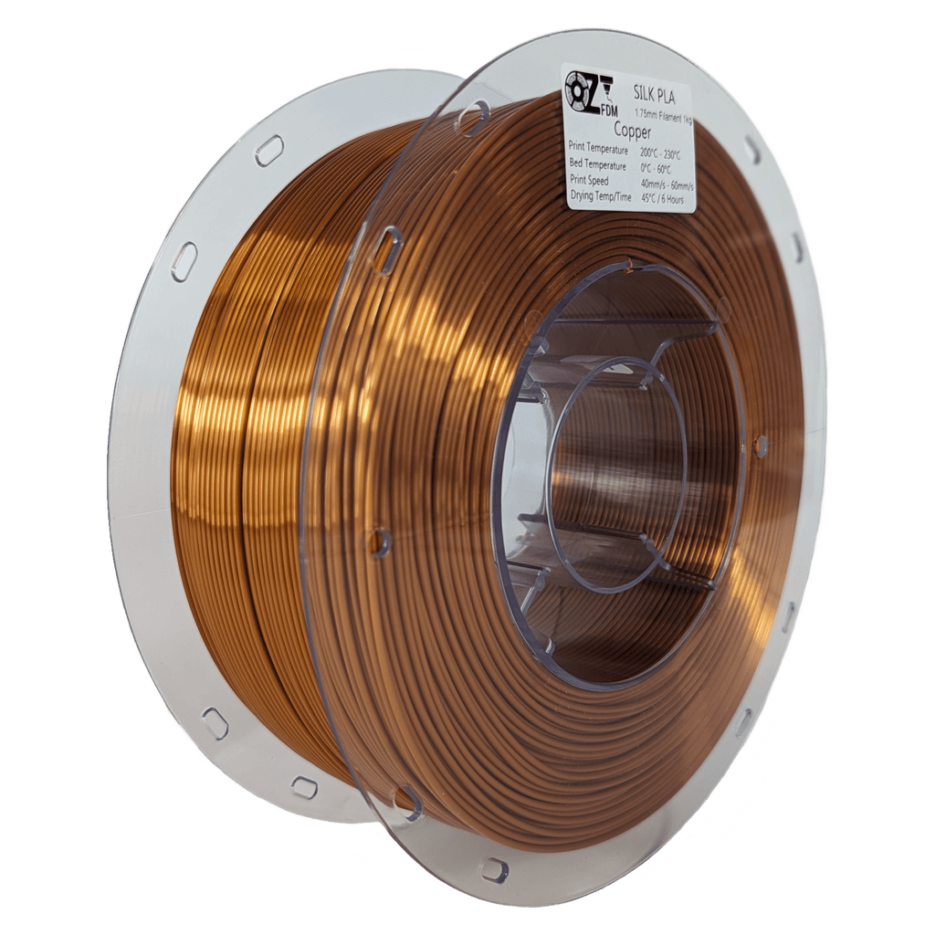 OzFDM Silk PLA 3D Printing Filament 1.75mm 1KG - OzFDM