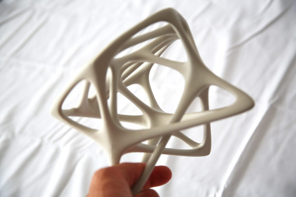 Skeleton Bone Lattice Mini Table, 3D Printed Sculptural Stand