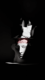 Athena Bust Sculpture, 3D Printed Brain Reveal Statue
