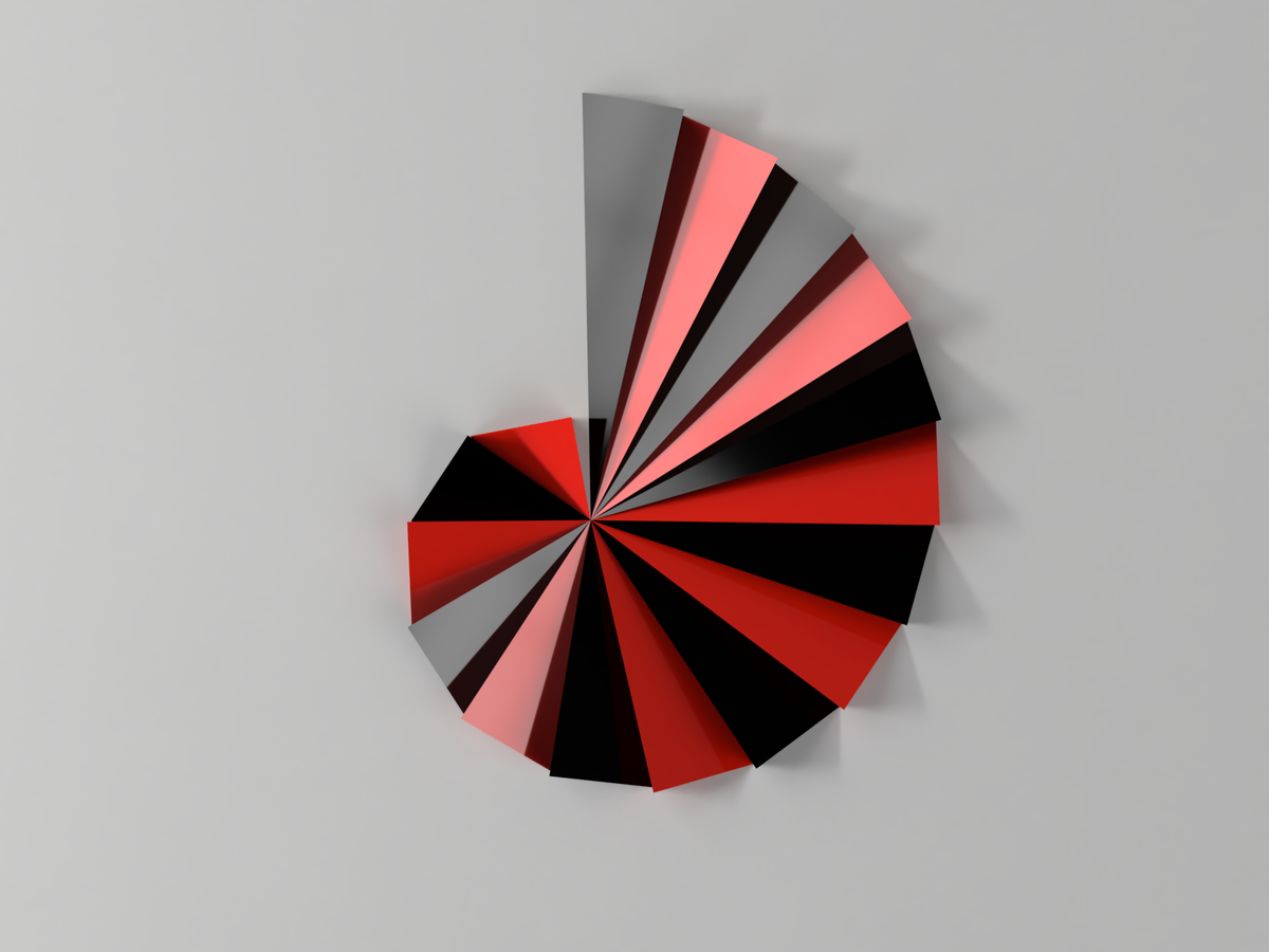Spiral Of Theodorus Wall Design