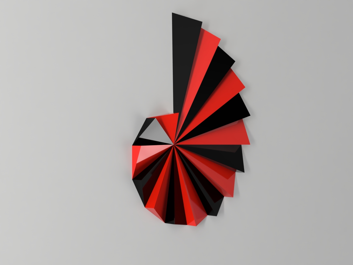 Spiral Of Theodorus Wall Design
