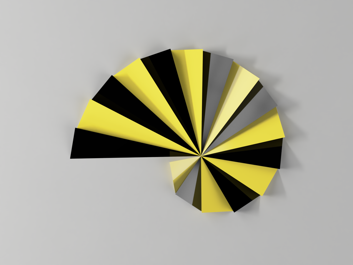 Spiral Of Theodorus Wall Design