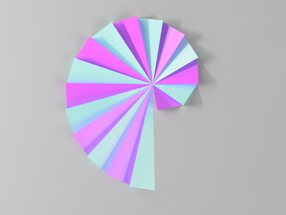 Spiral Of Theodorus Wall Design