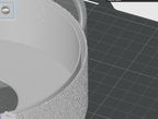 Symbol Retro Spotlight Table Lamp, 3D Printed Tilting Light