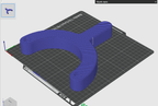Symbol Retro Spotlight Table Lamp, 3D Printed Tilting Light