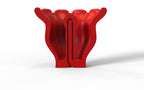 Cruel Coral Pythagorean Trick Cup, 3D Printed Novelty Vessel