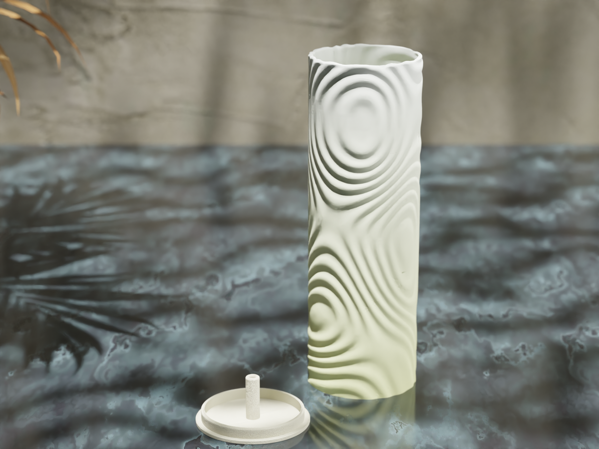 Waveform Incense Holder