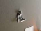 Meditation Figure Wall Sculpture, 3D Printed Zen Wall Art