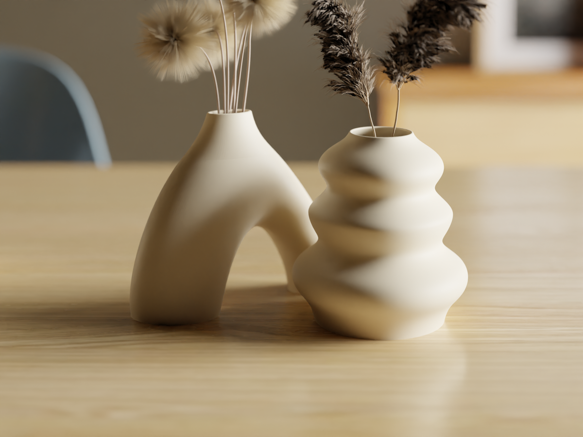 Continuing Elegance: Duo Vase Set
