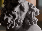 Laocoon Bust Egg Cup Holder, 3D Printed Sculptural Decor