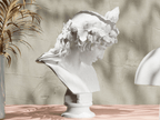 Dionysus Bust Sculpture, 3D Printed Greek Wine God Statue