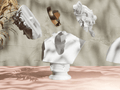 Dionysus Bust Sculpture, 3D Printed Greek Wine God Statue